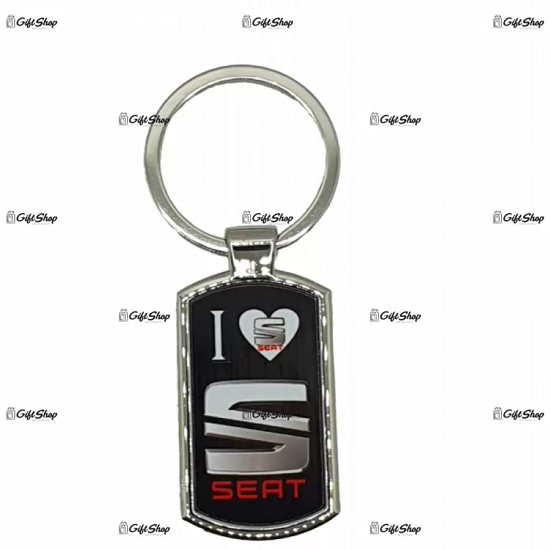 Seat, breloc din metal cu mesaj